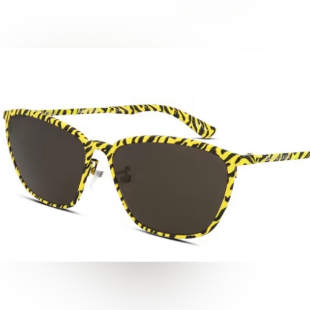 🖤BALENCIAGA  METAL FRAME SUNGLASSES IN YELLOW BLACK - Picture 3 of 8
